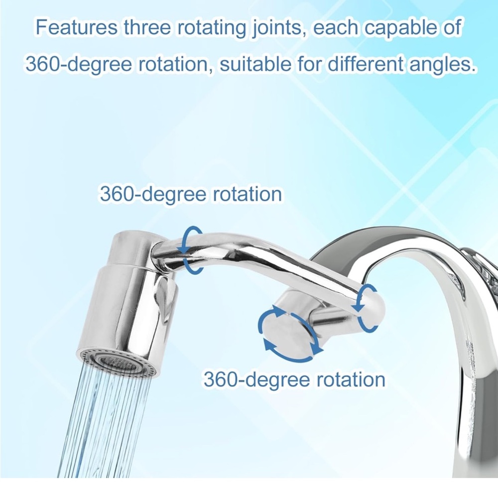 2 Chrome Bathroom Faucet Aerator